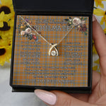 To My Beautiful Soulmate Necklace In Your Eyes I Have Found My Home Clan Jardine Tartan Wishbone Dancing Necklace