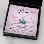 To My Mom Necklace Gift From Son Mother's Day Sea Turtle Necklace