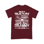 Scotstee Shop - USA Flag Best Buckin' Grammy Ever Deer Hunting 4th Of July Shirt