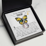 Rising Phoenix Necklace - Mom Necklace Gift - To My Amazing Mom - From Son - Beautiful Gift Set Mom Necklace