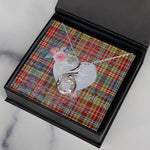 Rising Phoenix Necklace - Valentine Necklace Clan Ogilvie Of Airlie Ancient Tartan Gift for Girlfriend, Gift for My Wife Rising Phoenix Necklace