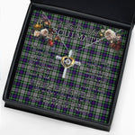 To My Beautiful Soulmate Necklace In Your Eyes I Have Found My Home Clan Davidson of Tulloch Dress Tartan Cross Dancing Necklace