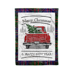 Tartan Blanket Vintage Red Truck with Christmas Tree Family Scottish Clan Chalmers plaid blanket, red plaid blanket, buffalo plaid blanket, green plaid blanket, plaid fleece blanket, blue plaid blanket, red tartan blanket, tartan plaid blanket, black and white plaid blanket, , christmas plaid blanket, orange plaid blanket, tartan plaid throw blanket, pink plaid blanket, brown plaid blanket, buffalo check blanket