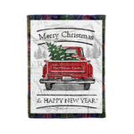 Tartan Blanket Vintage Red Truck with Christmas Tree Family Scottish Clan MacLennan plaid blanket, red plaid blanket, buffalo plaid blanket, green plaid blanket, plaid fleece blanket, blue plaid blanket, red tartan blanket, tartan plaid blanket, black and white plaid blanket, , christmas plaid blanket, orange plaid blanket, tartan plaid throw blanket, pink plaid blanket, brown plaid blanket, buffalo check blanket