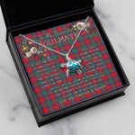 Sea Turtle Necklace To My Beautiful Soulmate Necklace In Your Eyes I Have Found My Home Clan Fraser of Altyre Tartan Blue Turtle Necklace
