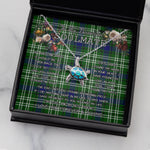 Sea Turtle Necklace To My Beautiful Soulmate Necklace In Your Eyes I Have Found My Home Clan Tweedside Tartan Blue Turtle Necklace