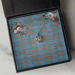 To My Beautiful Soulmate Necklace In Your Eyes I Have Found My Home Clan Agnew Ancient Tartan Crown Pendant Necklace