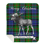 Scotstee Shop Plaid Tartan Blanket With Moose Clan Paterson Plaid Blanket, plaid blanket australia,plaid blanket canada,plaid christmas blanket,plaid fleece sherpa blanket,plaid sherpa blanket canada,plaid sherpa blanket lipstick,plaid sherpa blanket pink,plaid sherpa blanket queen