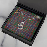 To My Beautiful Soulmate Necklace In Your Eyes I Have Found My Home Clan Adam Ancient Tartan Rising Phoenix Necklace