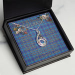 To My Beautiful Soulmate Necklace In Your Eyes I Have Found My Home Clan Mercer Tartan Rising Phoenix Necklace
