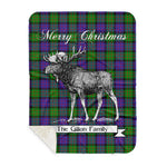 Scotstee Shop Plaid Tartan Blanket With Moose Clan Gillon Plaid Blanket, plaid blanket australia,plaid blanket canada,plaid christmas blanket,plaid fleece sherpa blanket,plaid sherpa blanket canada,plaid sherpa blanket lipstick,plaid sherpa blanket pink,plaid sherpa blanket queen