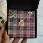 To My Beautiful Soulmate Necklace In Your Eyes I Have Found My Home Clan MacPherson Hunting Ancient Tartan Forever Love Necklace
