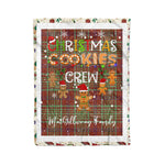 Personalized Gift Tartan Plaid Blanket Clan MacGillivray Ancient With Christmas Cookie Baking Crew Christmas Gift Blanket, Plaid Blanket, Christmas Fleece Blanket, Christmas Blanket, Tartan Blanket, Scottish Blanket, Scotland Blanket, Family Name Blanket, Custom Blanket, Personalized Blanket