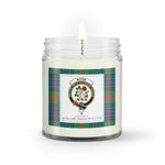 Soy Wax Candle - Buffalo Plaid Candle Clan Crest Badge Aiton Tartan Plaid Soy Wax Candle, oil candle, candle handmade, wax candle, soy wax, nature wax, natural soy wax, natural soy candles, natural candle