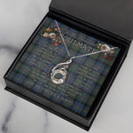 To My Beautiful Soulmate Necklace In Your Eyes I Have Found My Home Clan Cameron of Erracht Ancient Tartan Rising Phoenix Necklace