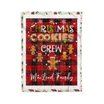 Personalized Gift Tartan Plaid Blanket Clan MacLeod Of Raasay With Christmas Cookie Baking Crew Christmas Gift Blanket, Plaid Blanket, Christmas Fleece Blanket, Christmas Blanket, Tartan Blanket, Scottish Blanket, Scotland Blanket, Family Name Blanket, Custom Blanket, Personalized Blanket