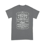Vintage Made In 1971 Retro Classic 50th Birthday Shirt Gift For 50th Birthday Shirt mens vintage 1971 t shirt - Scotstee Shop