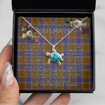 Sea Turtle Necklace To My Beautiful Soulmate Necklace In Your Eyes I Have Found My Home Clan Balfour Modern Tartan Blue Turtle Necklace, Valentine Necklace Gift for Girlfriend Clan Mitchell Ancient Tartan Sunflower Pendant Necklace, Scottish Tartan Jewelry, valentine necklace, necklace girlfriend, necklace for wife, cute necklaces for girlfriend, jewelry for girlfriend, to my soulmate necklace, to my future wife necklace