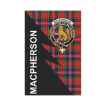 Scotstee Shop MacPherson Tartan Garden Flag - Flash Style