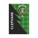Scotstee Shop Clephane (or Clephan) Tartan Garden Flag - Flash Style