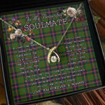 To My Beautiful Soulmate Necklace In Your Eyes I Have Found My Home Clan Cochrane Hunting Tartan Wishbone Dancing Necklace