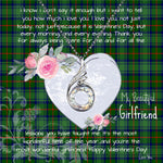 Rising Phoenix Necklace - Valentine Necklace Clan Cranstoun Tartan Gift for Girlfriend, Gift for My Wife Rising Phoenix Necklace