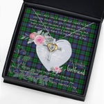 Gift For My Beautiful Girlfriend Necklace Valentine Necklace Clan Ferguson of Balquhidder Tartan Cross Dancing Necklace Scottish Tartan Jewelry