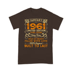 Vintage Birthday January 1961 Years Old Birthday Shirt 60th birthday gifts - Scotstee Shop