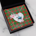 Sea Turtle Necklace Gift for My Beautiful Girlfriend Valentines Necklace Clan Middleton Tartan Blue Turtle Necklace