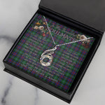 To My Beautiful Soulmate Necklace In Your Eyes I Have Found My Home Clan Calder Tartan Rising Phoenix Necklace