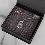 To My Beautiful Soulmate Necklace In Your Eyes I Have Found My Home Clan Macdonald Tartan Rising Phoenix Necklace