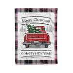Tartan Blanket Vintage Red Truck with Christmas Tree Family Scottish Clan MacPherson Hunting Modern plaid blanket, red plaid blanket, buffalo plaid blanket, green plaid blanket, plaid fleece blanket, blue plaid blanket, red tartan blanket, tartan plaid blanket, black and white plaid blanket, , christmas plaid blanket, orange plaid blanket, tartan plaid throw blanket, pink plaid blanket, brown plaid blanket, buffalo check blanket