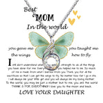 Rising Phoenix Necklace - Mom Necklace Gift - Daughter Gift To Best Mom, You Gave Me The Wings To Fly Mom Necklace