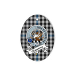 Gladstone Scottish Clan Badge Plaid Ornament Gift. Christmas Tree Ornament Gladstone Tartan Ornament,  ceramic ornament, personalized christmas ornaments, christmas tree ornaments, christmas door decorations, Plaid Ornament, Tartan Ceramic Ornament