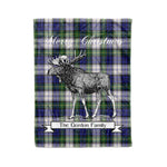 Tartan Blanket With Moose Clan Gordon Dress Modern Plaid Blanket Tartan Plaid Fleece Blanket, Christmas Blanket, tartan blanket, plaid blanket, red plaid blanket, buffalo plaid blanket, green plaid blanket, plaid fleece blanket, blue plaid blanket, red tartan blanket, tartan plaid blanket, black and white plaid blanket, christmas plaid blanket, orange plaid blanket, tartan plaid throw blanket, pink plaid blanket, brown plaid blanket, buffalo check blanket
