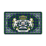 Doormat - Welcome Mat Scottish Forbes Modern Tartan Door Mat, Plaid Doormat
