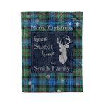 Scotstee Shop Tartan Plaid Christmas Fleece Blankets Clan Smith Ancient Plaid Blanket