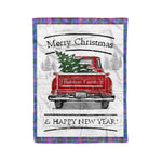 Tartan Blanket Vintage Red Truck with Christmas Tree Family Scottish Clan Ralston plaid blanket, red plaid blanket, buffalo plaid blanket, green plaid blanket, plaid fleece blanket, blue plaid blanket, red tartan blanket, tartan plaid blanket, black and white plaid blanket, , christmas plaid blanket, orange plaid blanket, tartan plaid throw blanket, pink plaid blanket, brown plaid blanket, buffalo check blanket