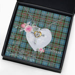 Gift For My Beautiful Girlfriend Necklace Valentine Necklace Clan Paisley Tartan Cross Dancing Necklace Scottish Tartan Jewelry