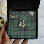 To My Beautiful Soulmate Necklace In Your Eyes I Have Found My Home Clan MacLean Tartan Forever Love Necklace