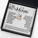 Love Dancing Necklace - Mom Necklace -To My Mom - I Need To Say I Love You, Mom... I Do - Mother's Day Gift