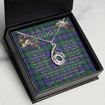 To My Beautiful Soulmate Necklace In Your Eyes I Have Found My Home Clan Blackwatch Modern Tartan Rising Phoenix Necklace