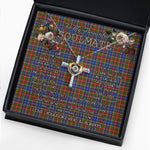 To My Beautiful Soulmate Necklace In Your Eyes I Have Found My Home Clan Bethune Tartan Cross Dancing Necklace