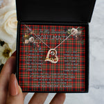To My Beautiful Soulmate Necklace In Your Eyes I Have Found My Home Clan Innes of Moray Tartan Forever Love Necklace