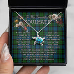 Sea Turtle Necklace To My Beautiful Soulmate Necklace In Your Eyes I Have Found My Home Clan MacKay Tartan Blue Turtle Necklace, Valentine Necklace Gift for Girlfriend Clan Mitchell Ancient Tartan Sunflower Pendant Necklace, Scottish Tartan Jewelry, valentine necklace, necklace girlfriend, necklace for wife, cute necklaces for girlfriend, jewelry for girlfriend, to my soulmate necklace, to my future wife necklace
