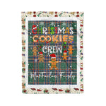 Personalized Gift Tartan Plaid Blanket Clan MacFarlane Hunting With Christmas Cookie Baking Crew Christmas Gift Blanket, Plaid Blanket, Christmas Fleece Blanket, Christmas Blanket, Tartan Blanket, Scottish Blanket, Scotland Blanket, Family Name Blanket, Custom Blanket, Personalized Blanket