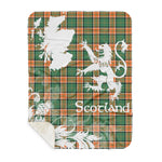 Sherpa Blanket - Tartan Blanket Thistle and Lion Scottish Clan Pollock Hunting Plaid Blanket, plaid sherpa blanket queen,purple sherpa blanket,queen sherpa blanket,queen size sherpa blanket,red sherpa blanket,scottish tartan blankets,sherpa blanket,sherpa christmas blanket
