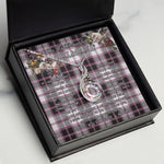 To My Beautiful Soulmate Necklace In Your Eyes I Have Found My Home Clan MacPherson Hunting Modern Tartan Rising Phoenix Necklace