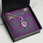 To My Beautiful Soulmate Necklace In Your Eyes I Have Found My Home Clan Wardlaw Tartan Rising Phoenix Necklace