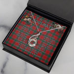 To My Beautiful Soulmate Necklace In Your Eyes I Have Found My Home Clan Gordon of Abergeldie Tartan Rising Phoenix Necklace